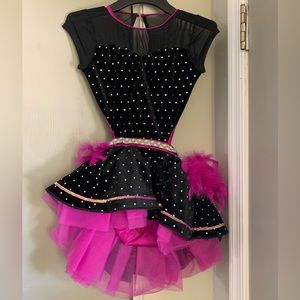 Girls jazz dance costume